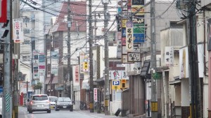 佐賀市歓楽街の様子