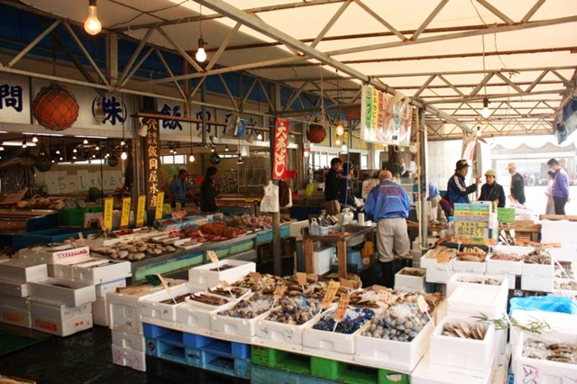 大洗の海鮮市場